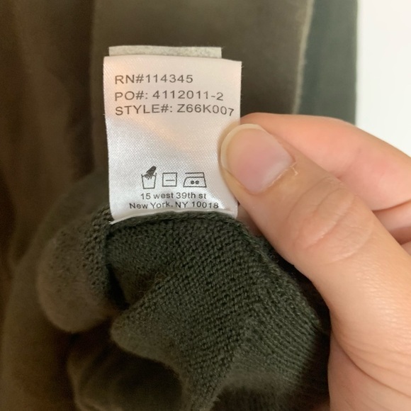 CPT By Cockpit USAA Mens Cotton Wool Blend Sweater Size XL Green Textured Casual - Picture 9 of 10